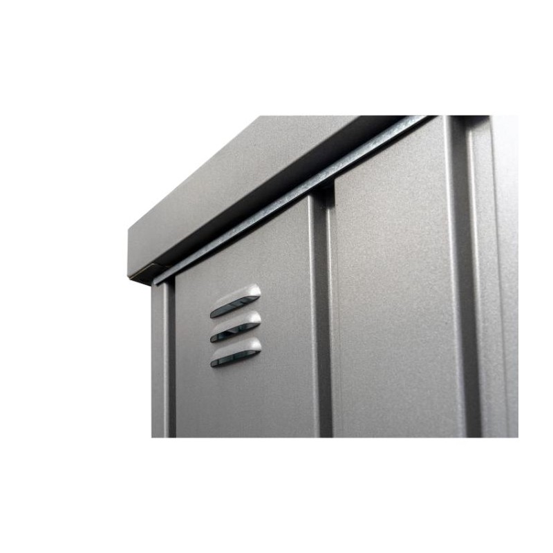 Biohort Equipment Locker 230 - 7.5x2.7x6 with Floor - Gray (BIO1136)