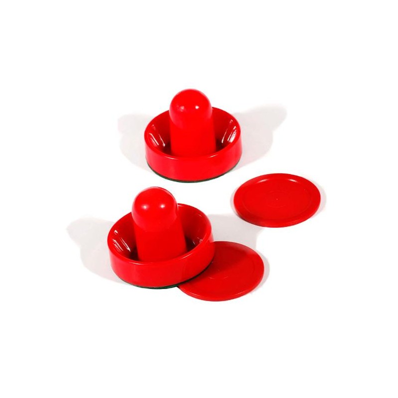 Hathaway Air Hockey 3.75-in Strikers and 2.87-in Pucks - Red (BG1007)