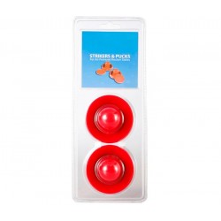 Hathaway Air Hockey 3.75-in Strikers and 2.87-in Pucks - Red (BG1007)