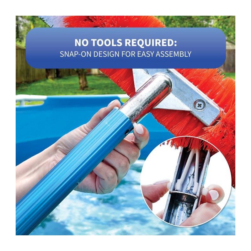 Blue Wave Brush Around 360 Wall & Floor Brush (NA315)