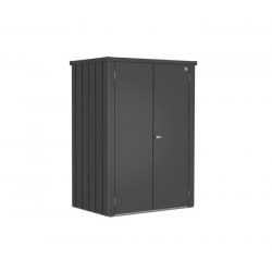 Biohort Romeo Storage Locker Tall 4' x 3' x 6' - Dark Gray (BIO1154)