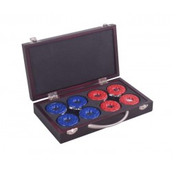 Hathaway Shuffleboard Pucks with Case - Set of 8 (BG1223)