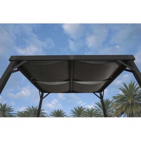 Sojag 10x12 Fontana Black Aluminum Frame Pergola Kit (500-9169607)