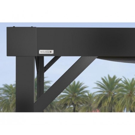 Sojag 10x12 Fontana Black Aluminum Frame Pergola Kit (500-9169607)