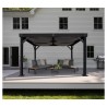 Sojag 10x12 Fontana Black Aluminum Frame Pergola Kit (500-9169607)