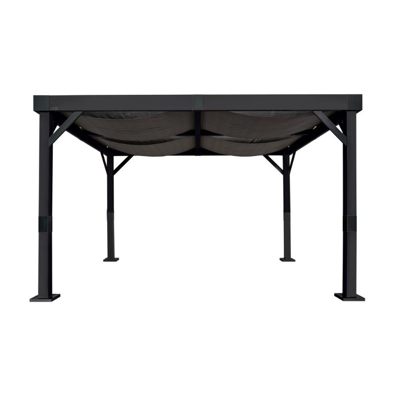 Sojag 10x12 Fontana Black Aluminum Frame Pergola Kit (500-9169607)