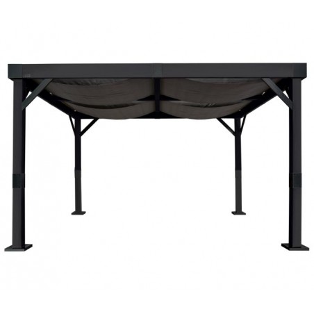 Sojag 10x12 Fontana Black Aluminum Frame Pergola Kit (500-9169607)
