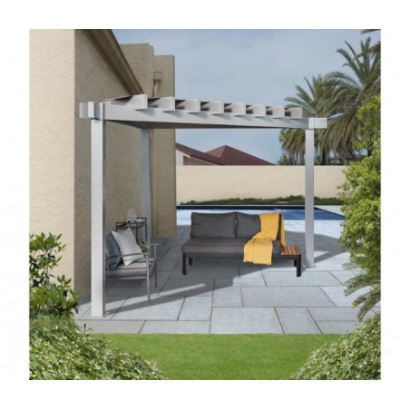 Sojag 10x10 Lima Rustproof Aluminum Frame Pergola Kit (500-9169638)