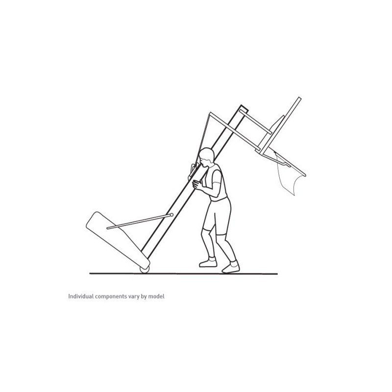 Lifetime 50 in. Front Court Portable Basketball Hoop (51544)