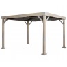 Sojag 10x12 Fontana Wood Grain Aluminum Pergola Kit (500-9169799)
