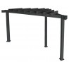 Sojag Lima 10x10x8 Rustproof Aluminum Frame Pergola - Black (500-9169812)