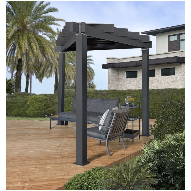 Sojag Lima 10x10x8 Aluminum Frame Pergola (500-9169812)