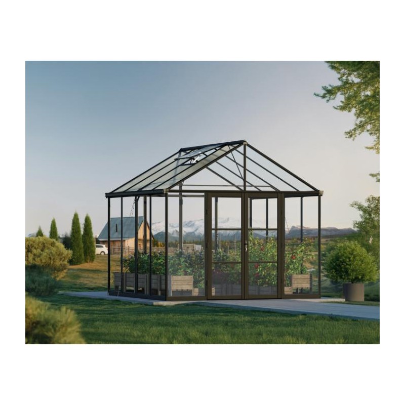 Palram - Canopia Aria 10x10 Greenhouse kit - Black (HG5728)
