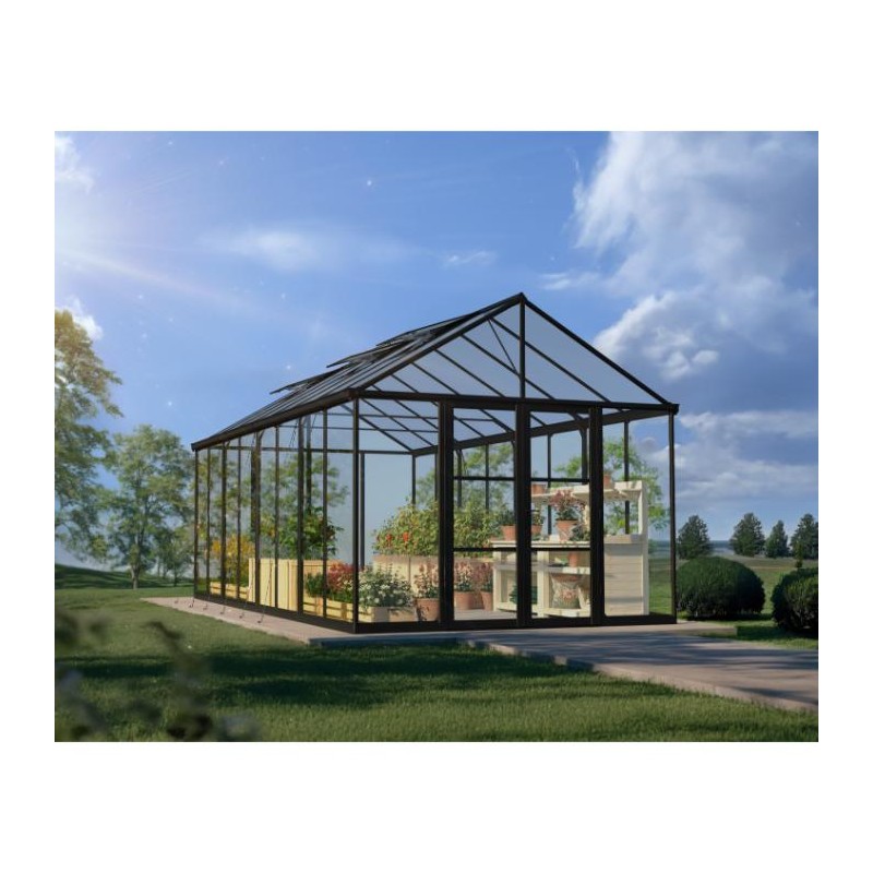 Palram - Canopia Aria 10x20 Greenhouse Kit - Black (HG5730)