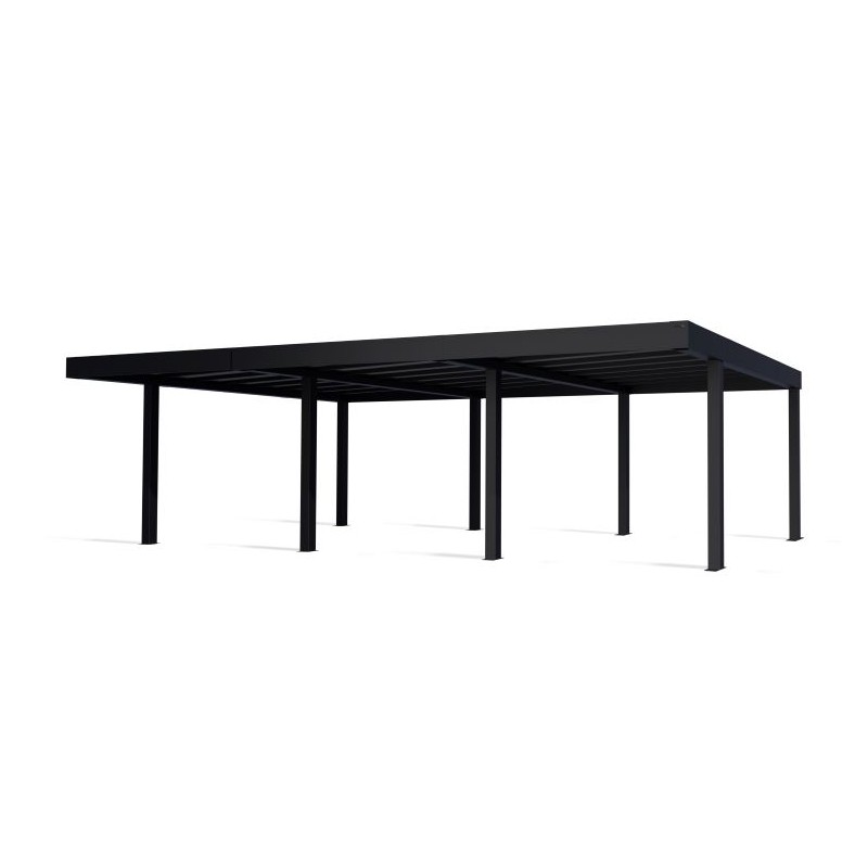 Palram - Canopia Oslo 20x30 Carport - Black/Gray (HG9251)
