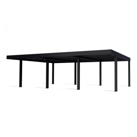 Palram - Canopia Oslo 20x30 Carport - Black/Gray (HG9251)