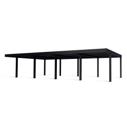Palram - Canopia Oslo 20x40 Carport - Black/Gray (HG9252)
