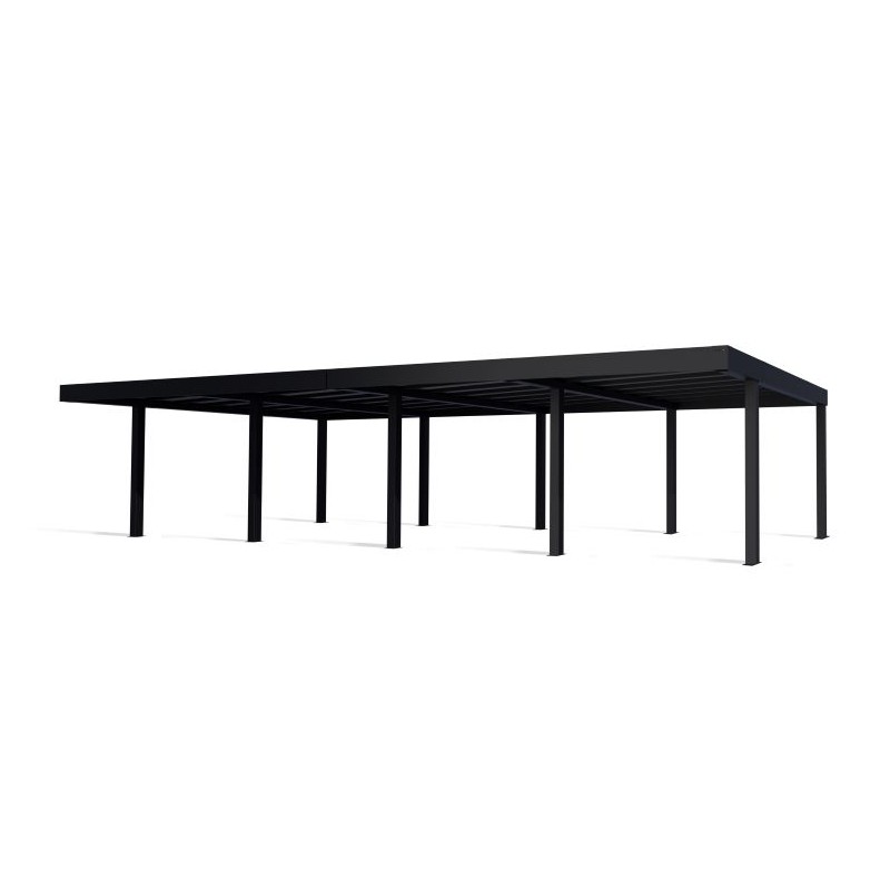 Palram - Canopia Oslo 20x40 Carport - Black/Gray (HG9252)
