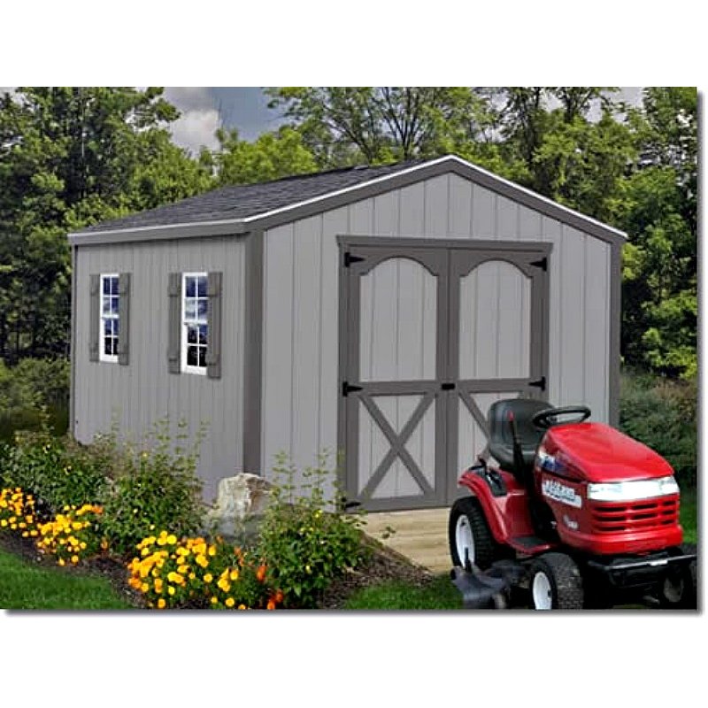 Best Barns Elm 10x16 Wood Storage Shed Kit (elm_1016)