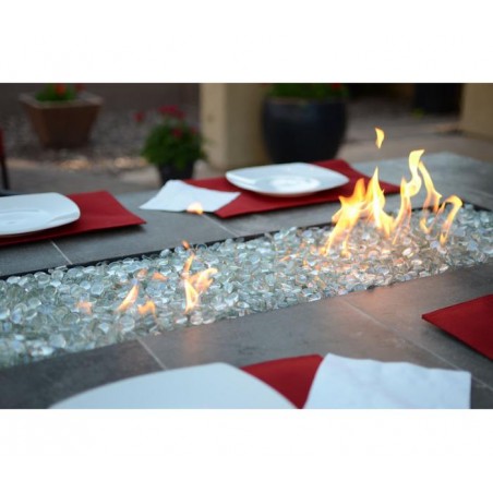 KoKomo Grills Entertainer Bar Gas Fire Pit Table with Fire Glass (Entertainer-FP)