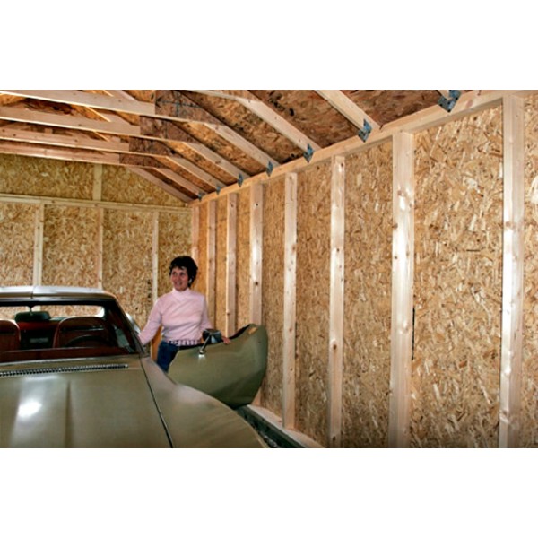 Sierra 12x16 Wood Storage Garage Shed Kit - ALL Pre-Cut ...