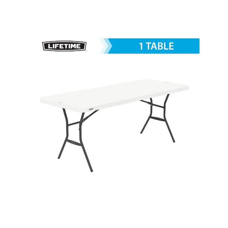 Lifetime 24-Pack 6ft Light Commercial Grade Tables - White (2924)