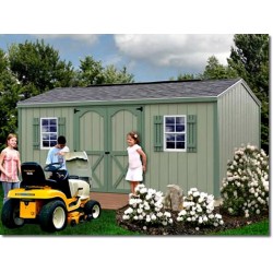 Best Barns Handmade Haven 16x10 Pre-Cut Shed Kit - Centered Eave Door (HHAVDE16)