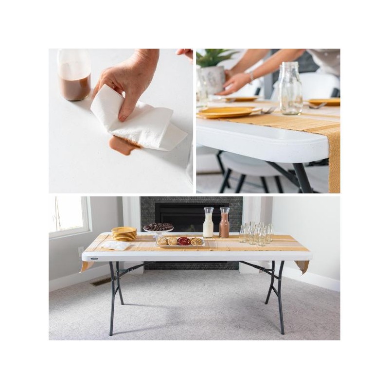 Lifetime 24-Pack 6ft Light Commercial Grade Tables - White (2924)