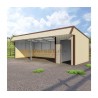 VersaTube 12'x30'x10'/8' Single Slope Loafing Metal Shed / Run-In Shelter Kit (VTSSLS1230) VersaTube 12'x30'x10'/8' Single Slope Loafing Metal Shed / Run-In Shelter Kit (VTSSLS1230)
