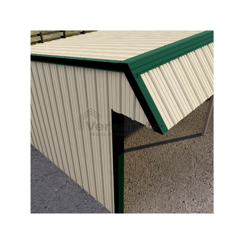 VersaTube 12'x30'x10'/8' Steel Loafing / Run-In Shelter (VTSSLS1230)