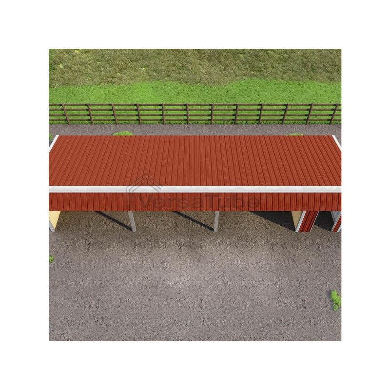 VersaTube 12'x42'x10'/8' Steel Loafing / Run-In Shelter (VTSSLS1242)