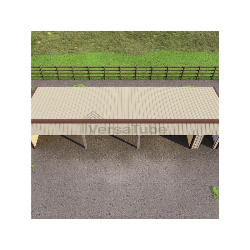 VersaTube 12'x42'x10'/8' Steel Loafing / Run-In Shelter (VTSSLS1242)