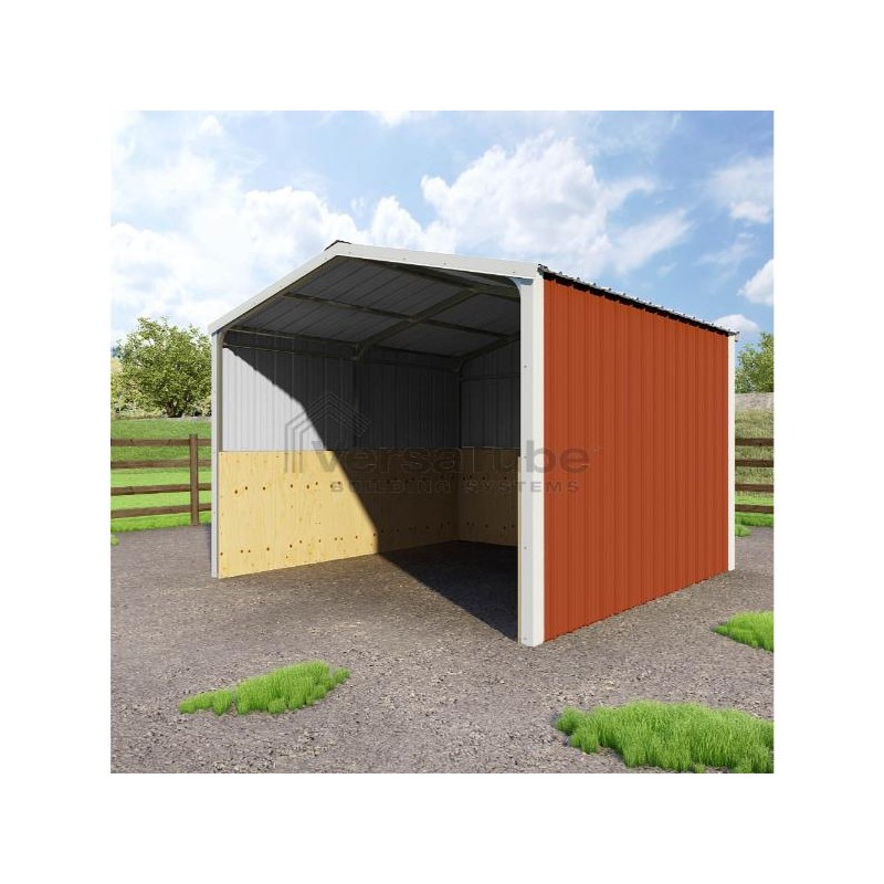 VersaTube 12x12x8 Metal Loafing  Shed / Run-In Shelter Kit (VTLS121208)