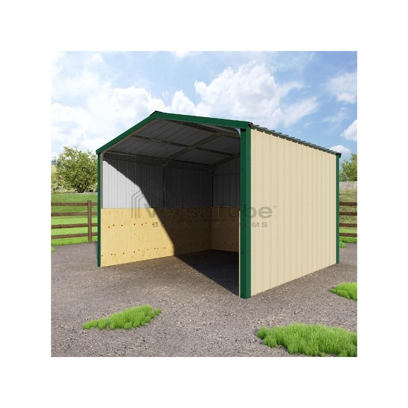 VersaTube 12x12x8 Metal Loafing  Shed / Run-In Shelter Kit (VTLS121208)