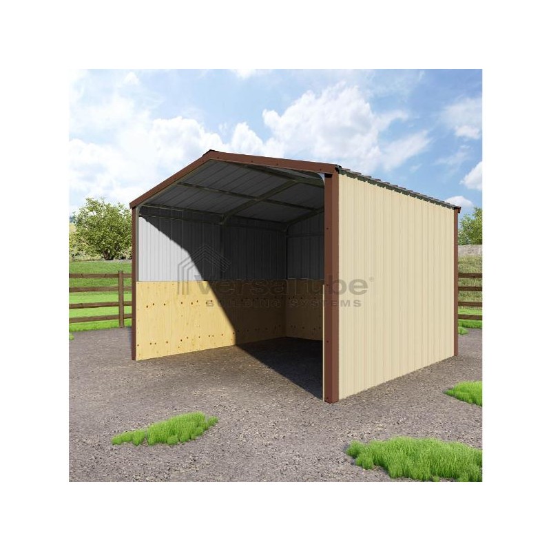 VersaTube 12x12x8 Metal Loafing  Shed / Run-In Shelter Kit (VTLS121208)