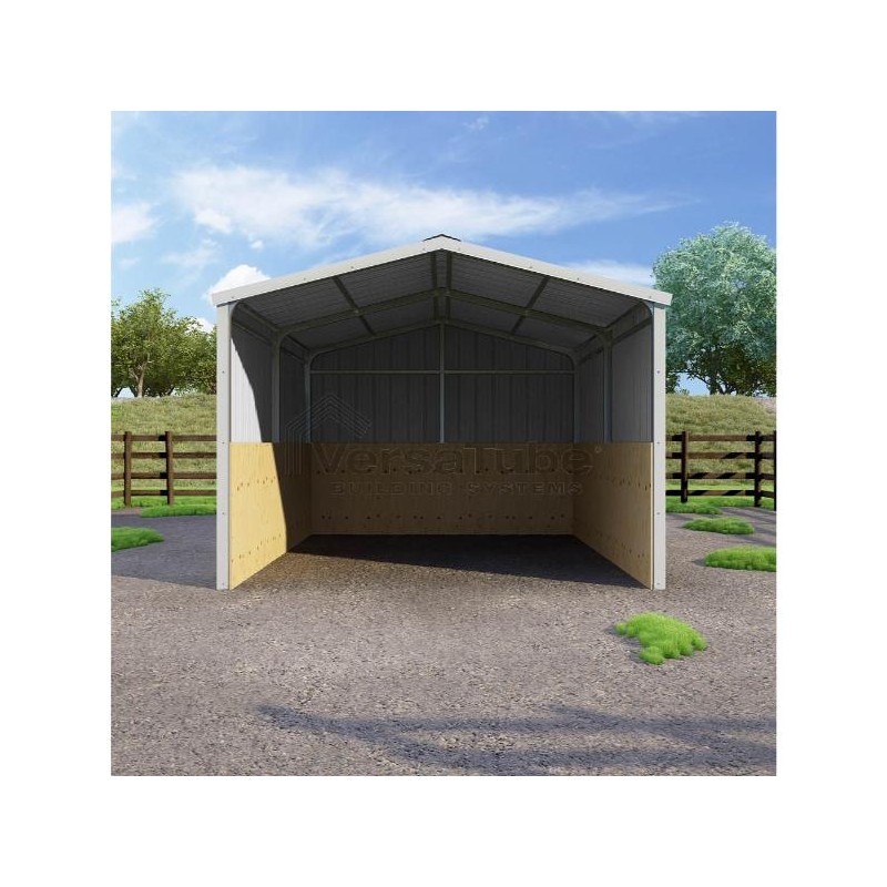 VersaTube 12x12x8 Metal Loafing  Shed / Run-In Shelter (VTLS121208)