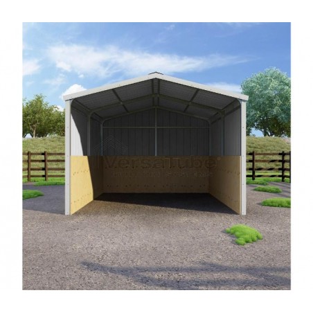 VersaTube 12x12x8 Metal Loafing  Shed / Run-In Shelter (VTLS121208)