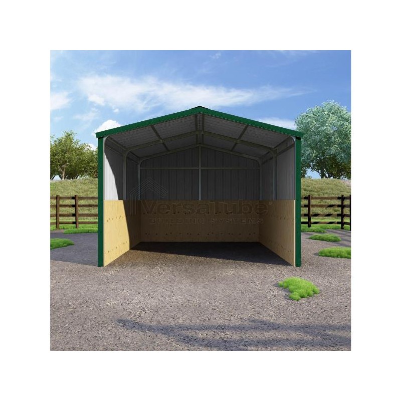 VersaTube 12x12x8 Metal Loafing  Shed / Run-In Shelter (VTLS121208)
