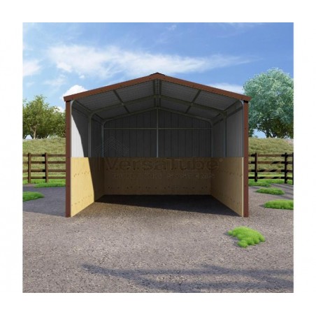 VersaTube 12x12x8 Metal Loafing  Shed / Run-In Shelter (VTLS121208)