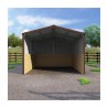 VersaTube 12x12x8 Metal Loafing Shed / Run-In Shelter (VTLS121208) VersaTube 12x12x8 Metal Loafing Shed / Run-In Shelter (VTLS121208)