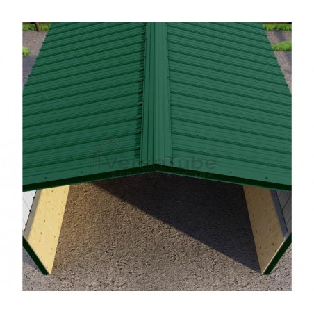 VersaTube 12x12x8 Metal Loafing  Shed / Run-In Shelter (VTLS121208)