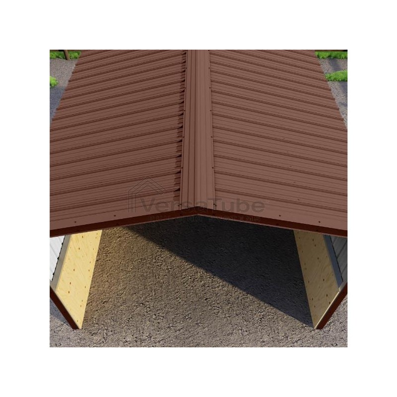 VersaTube 12x12x8 Metal Loafing  Shed / Run-In Shelter (VTLS121208)
