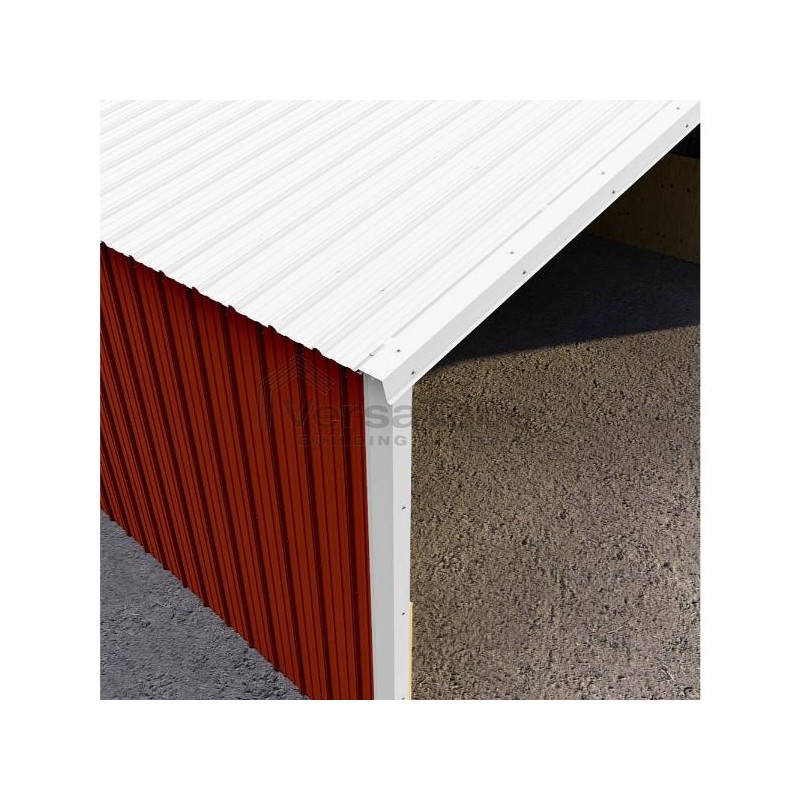 VersaTube 24x12x8 Metal Loafing  Shed / Run-In Shelter (VTLS241208)
