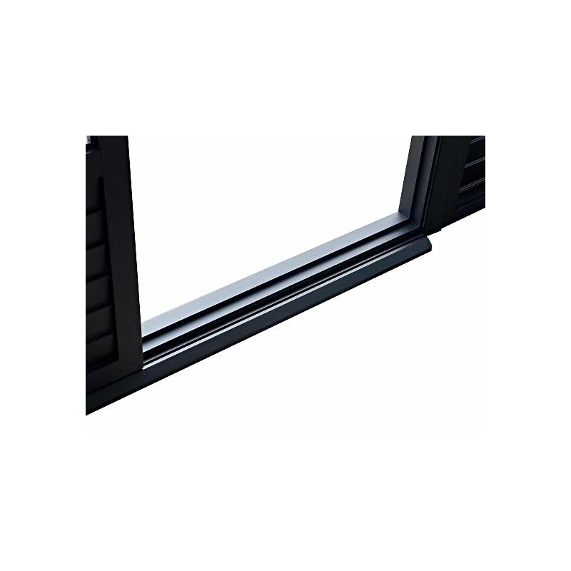 Gazebo Penguin 8x16 Wall Mounted Metal Roof Solarium - Black  (W1608MR-42)