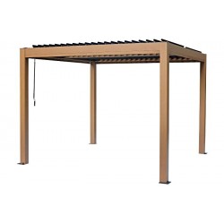 Gazebo Penguin 10x10 Vikos Stand Alone Pergola - Wood Finish (PA1010-W118)