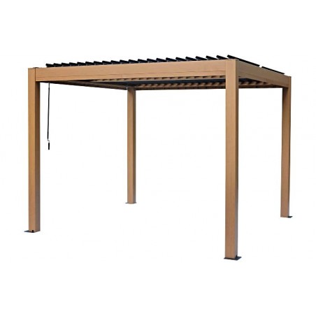 Gazebo Penguin 10x10 Vikos Stand Alone Pergola - Wood Finish (PA1010-W118)
