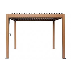 Gazebo Penguin 10x10 Vikos Stand Alone Pergola - Wood Finish (PA1010-W118)