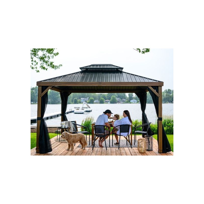 Gazebo Penguin 12x16 Yosemite Gazebo Kit - Wood Finish (41216MR-W013)