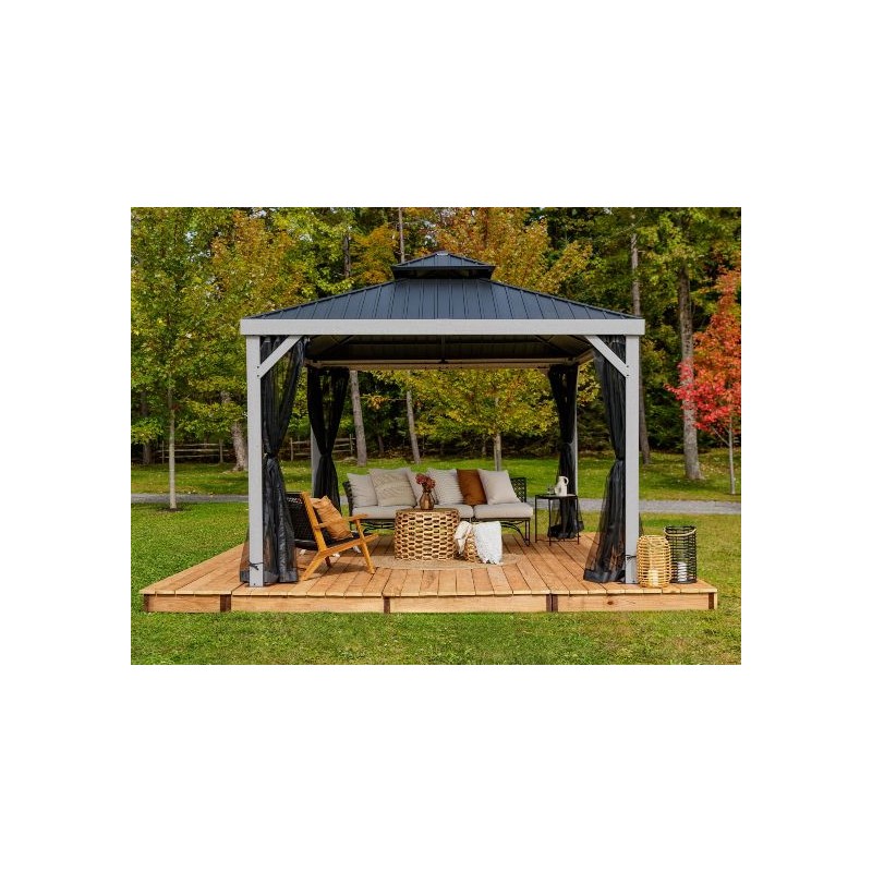 Gazebo Penguin 10x12 Yosemite Aluminum Frame Gazebo Kit  (41012MR-GP120)