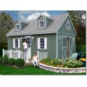 Arlington 12x16 Wood Storage Shed Kit (arlington_1216)